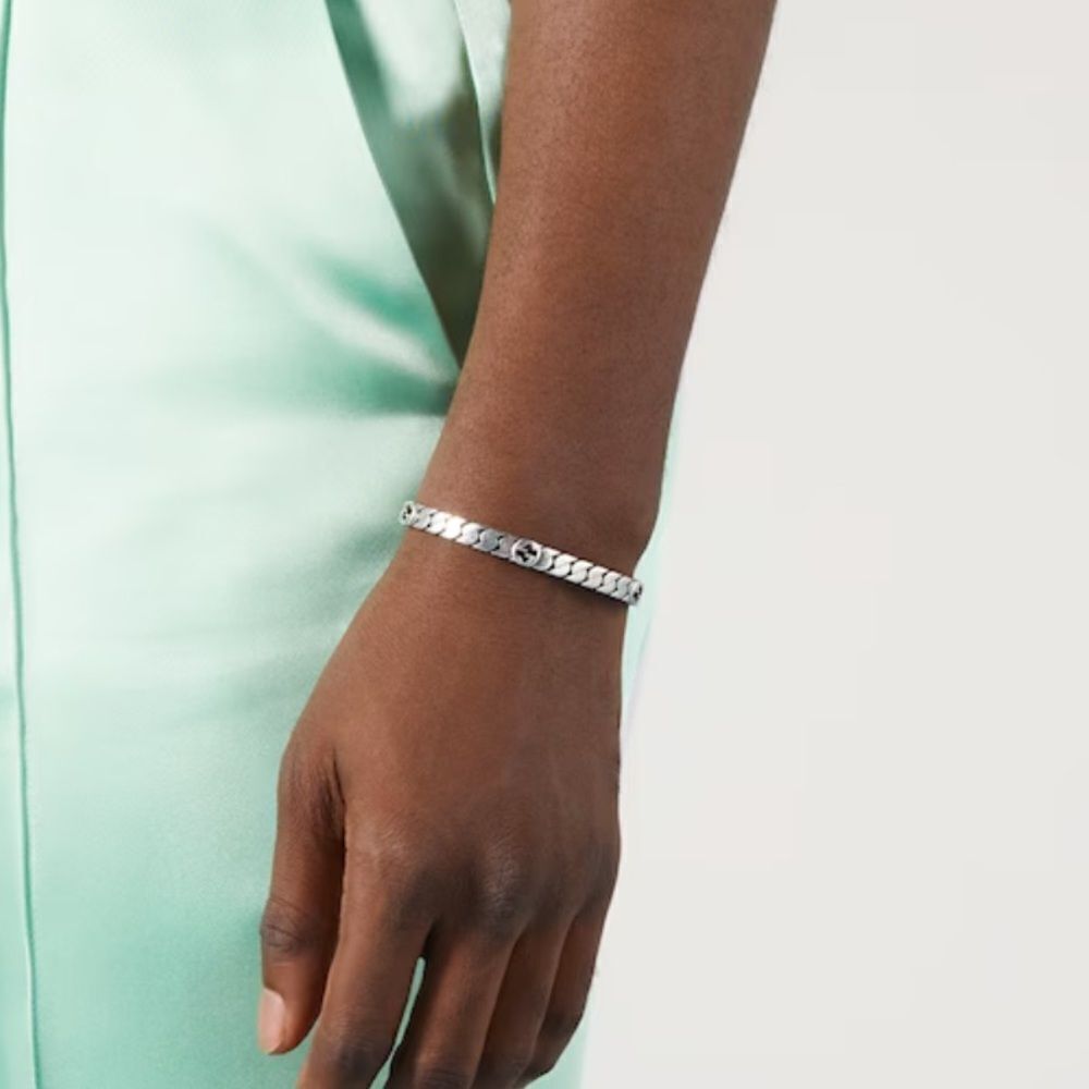 GUCCI INTERLOCKING BRACELET - Picture 3 of 9